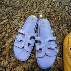 Sam Edelman Light Purple Slide Sandals